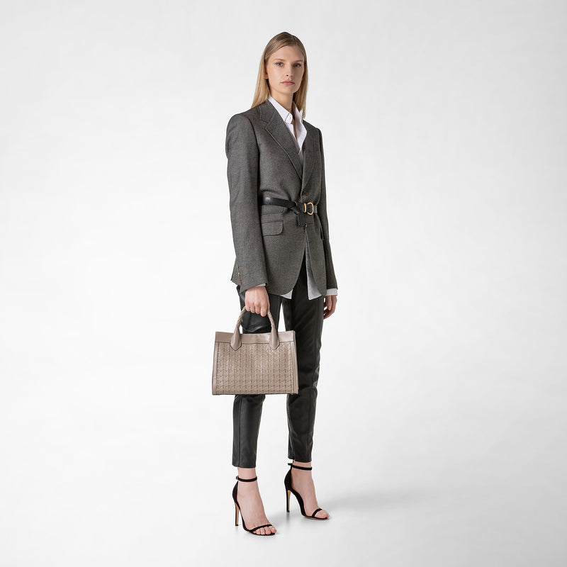 Serapian Tote bag lorelei piccola in mosaico sahara Vendita