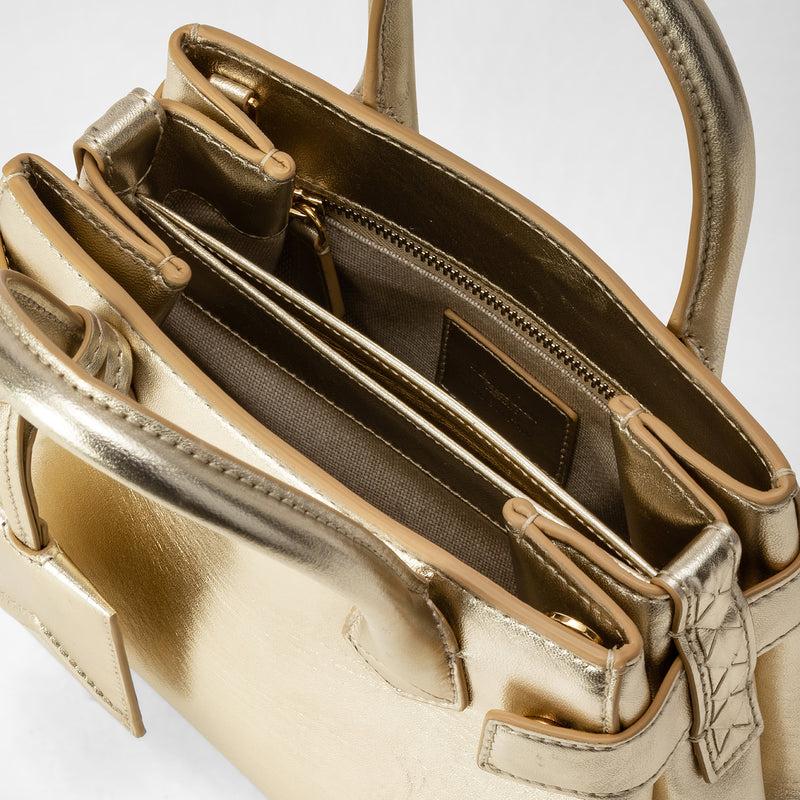 Serapian BORSA A MANO MINI MELINÉ IN PELLE SETA Promozione