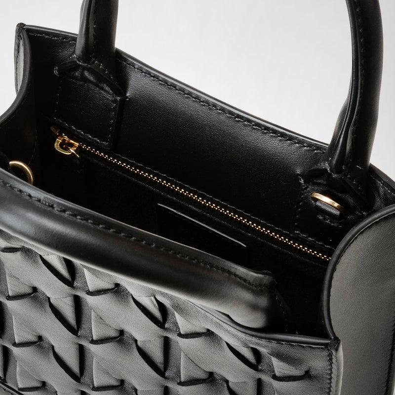 Serapian Borsa 1928 tote mini in mosaico nero Consegna Veloce