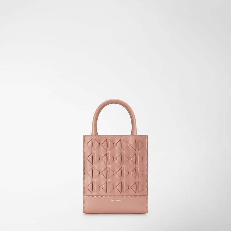 Serapian Borsa 1928 tote mini in mosaico blush Promozione Limitata