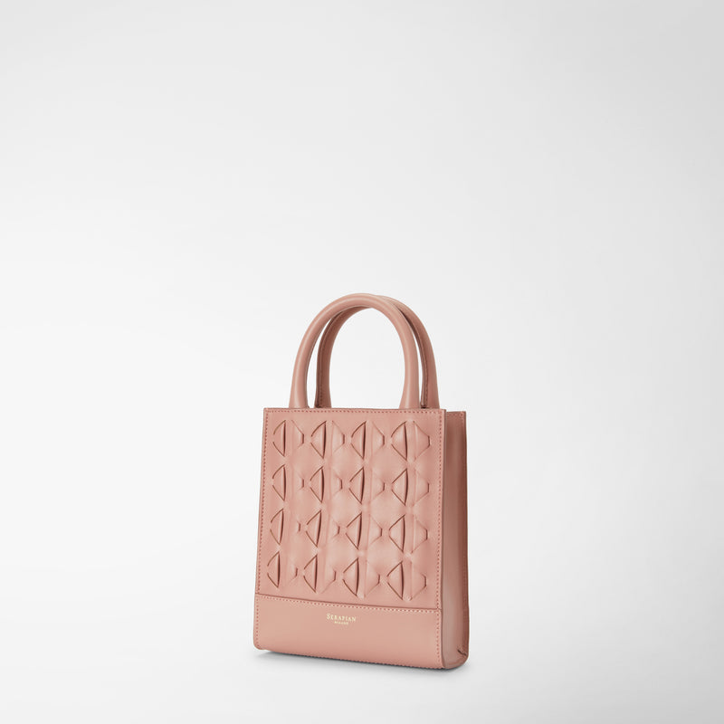 Serapian Borsa 1928 tote mini in mosaico blush Promozione Limitata