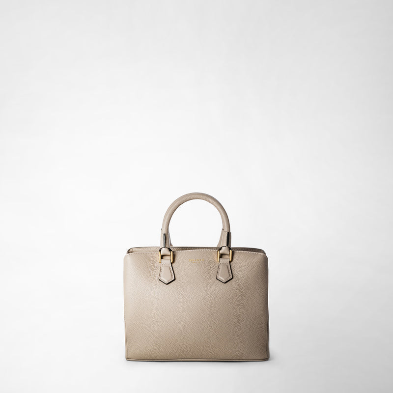 Serapian small luna handbag in rugiada leather sahara Shopping Online