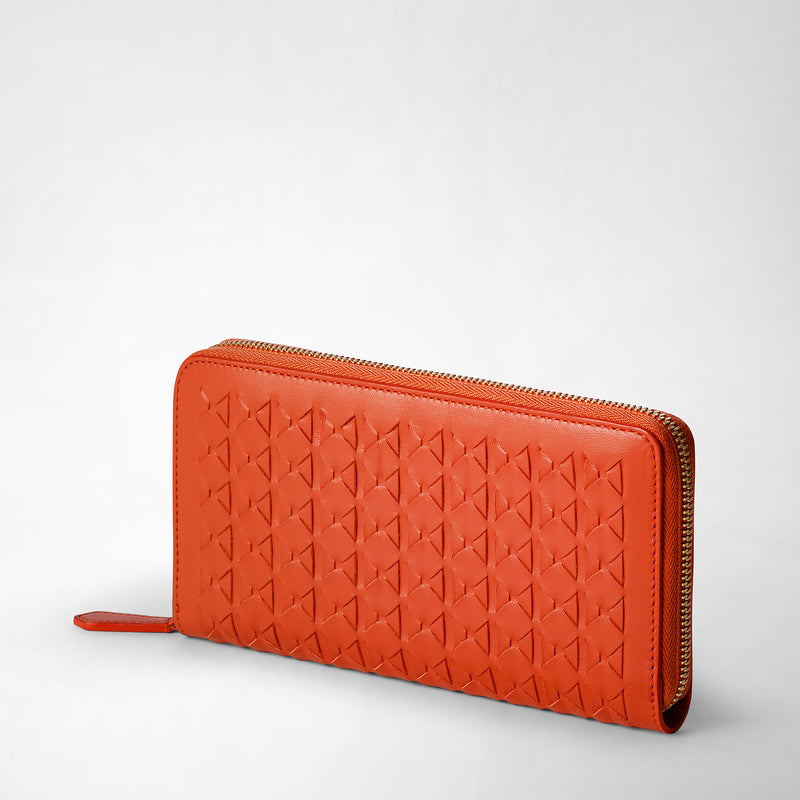 Serapian PORTAFOGLIO CON ZIP IN MOSAICO Convenienza