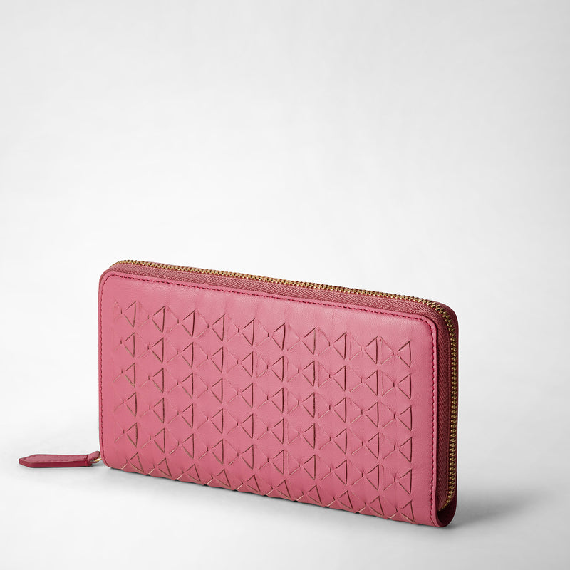 Serapian Zip-around wallet in mosaico petal Novità