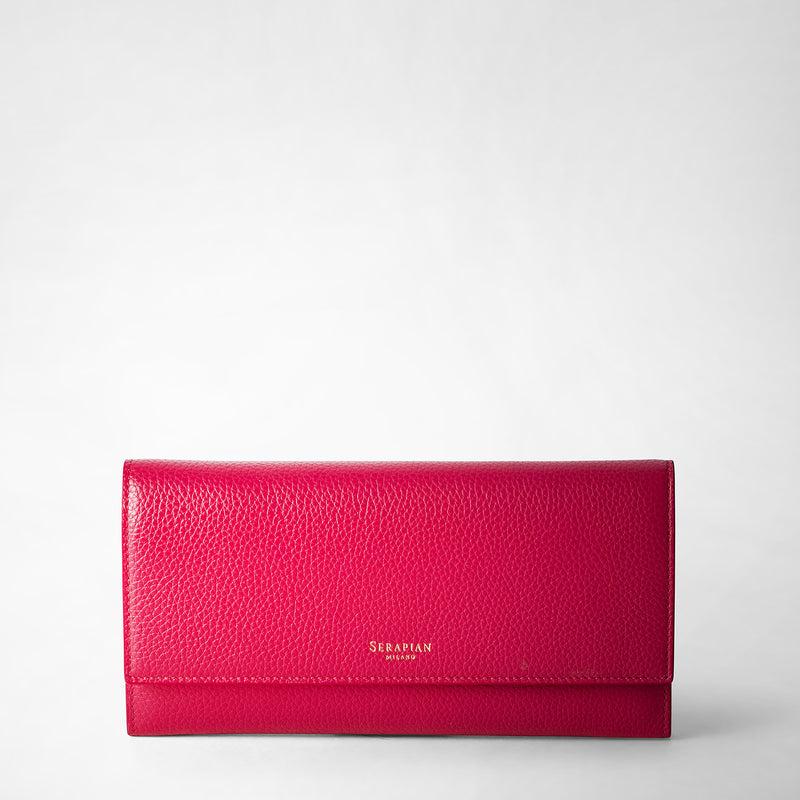 Serapian Continental wallet in rugiada leather petal Outlet
