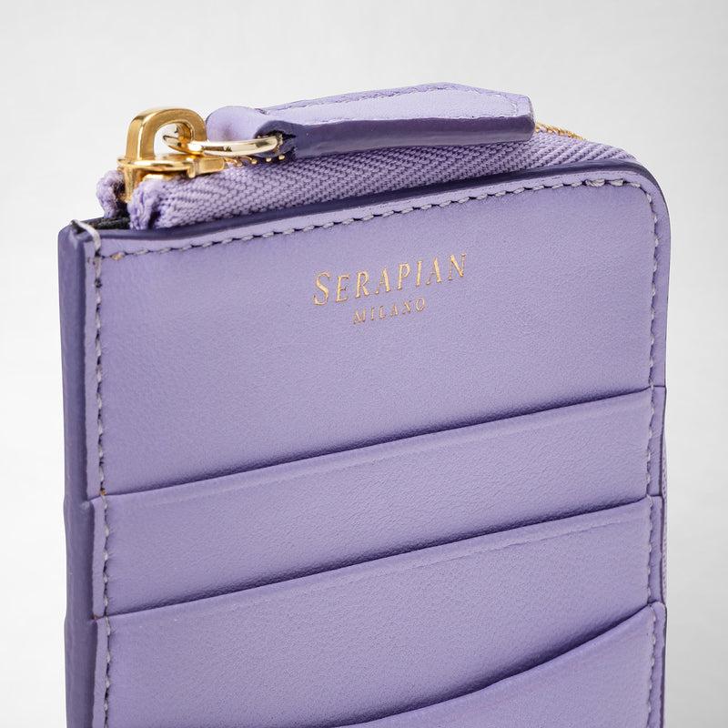Serapian PORTACARTE CON ZIP IN MOSAICO In Saldo