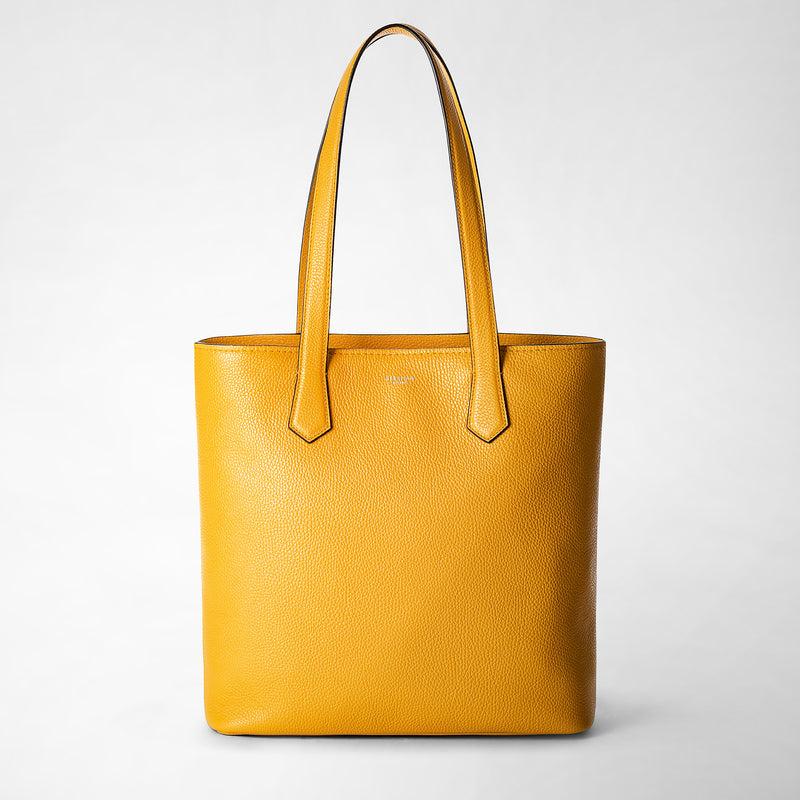 Serapian Day tote bag in cachemire leather ochre Black Friday