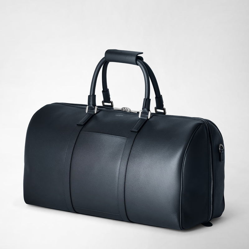 Serapian Borsa da viaggio in pelle evoluzione blu navy Offerte giornaliere