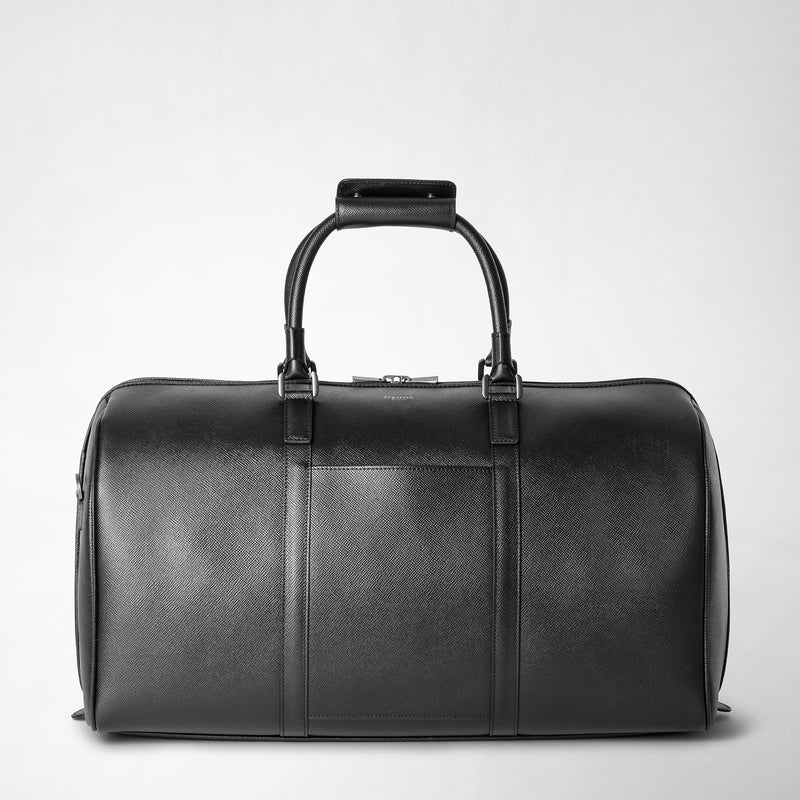 Serapian Borsa da viaggio in pelle evoluzione nero eclissi Offerte speciali