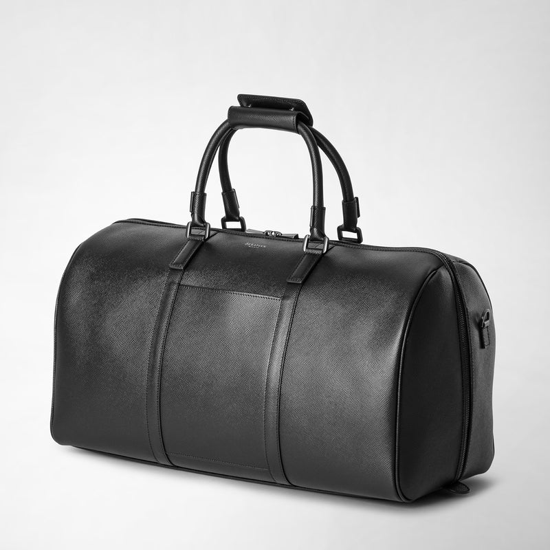 Serapian Borsa da viaggio in pelle evoluzione nero eclissi Offerte speciali