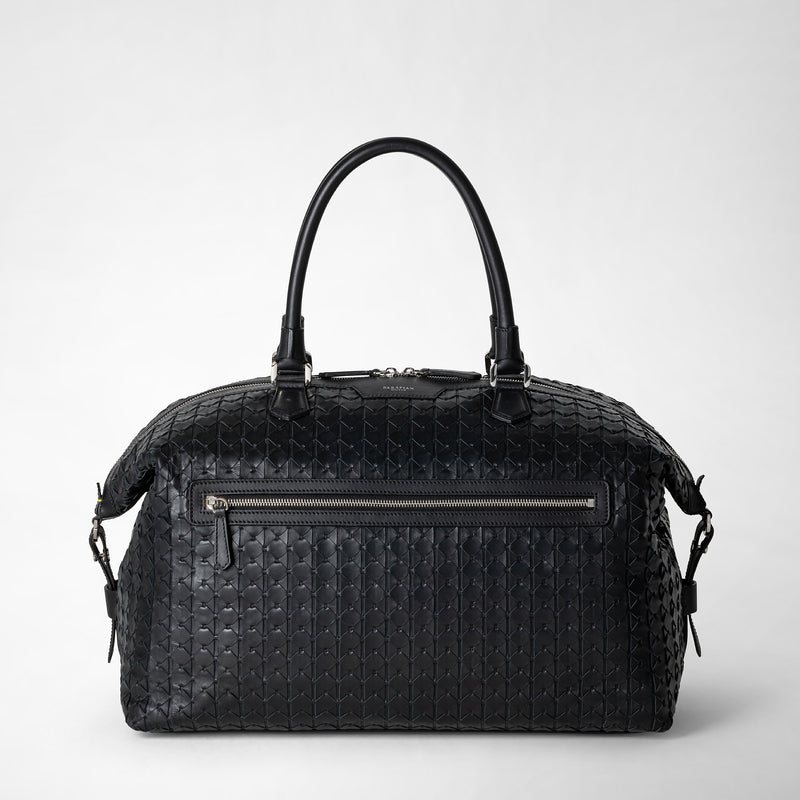 Serapian Travel bag in mosaico black Rilascio limitato