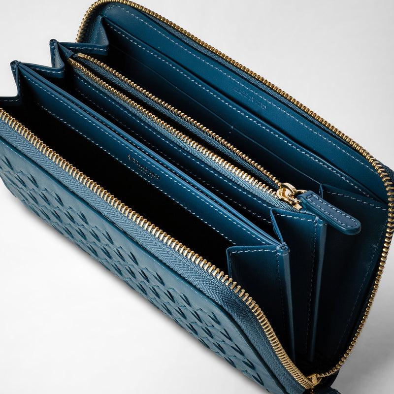 Serapian PORTAFOGLIO CON ZIP IN MOSAICO Fino al 50% di sconto