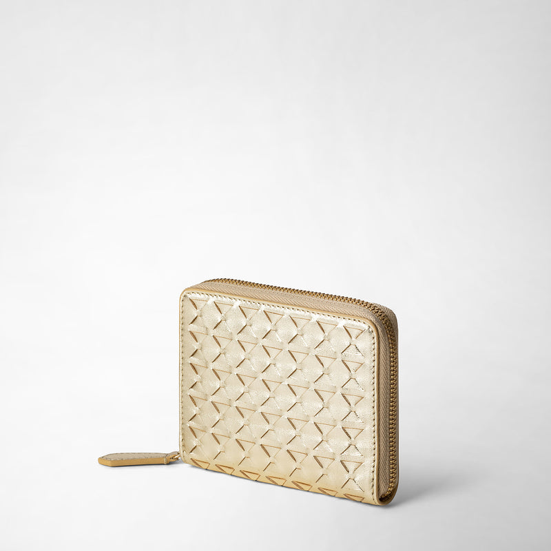 Serapian PORTAFOGLIO MINI CON ZIP IN MOSAICO Esporta salva