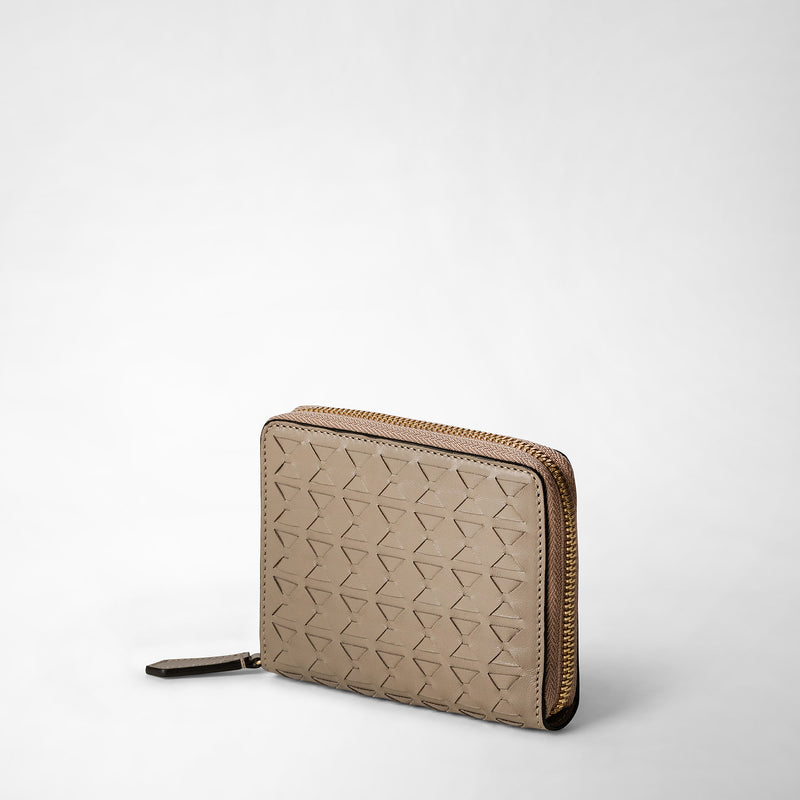 Serapian PORTAFOGLIO MINI CON ZIP IN MOSAICO Black Friday Prezzi