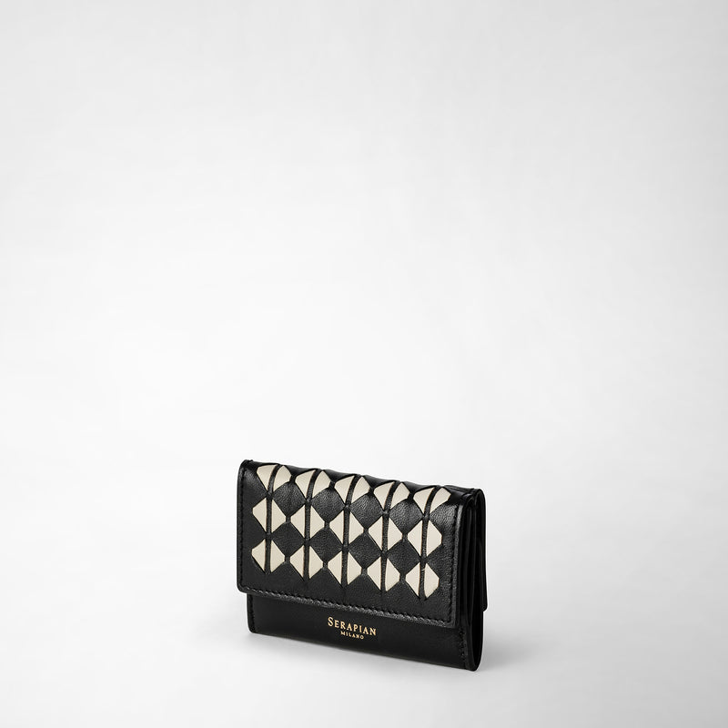 Serapian PORTAFOGLIO TRI-FOLD IN MOSAICO 50% di sconto per tempo limitato