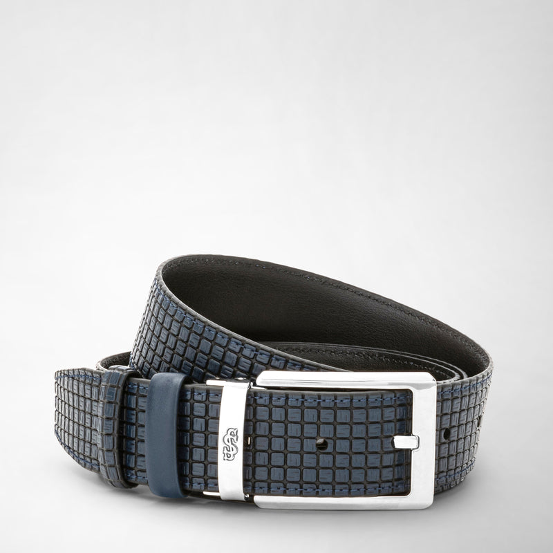 Serapian Cintura in stepan blu oceano-nero Consegna Veloce