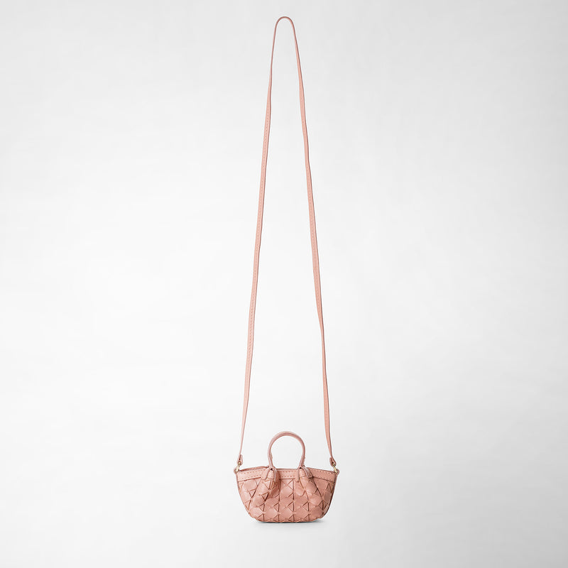 Serapian Borsa secret nano in mosaico blush Vendita Economica
