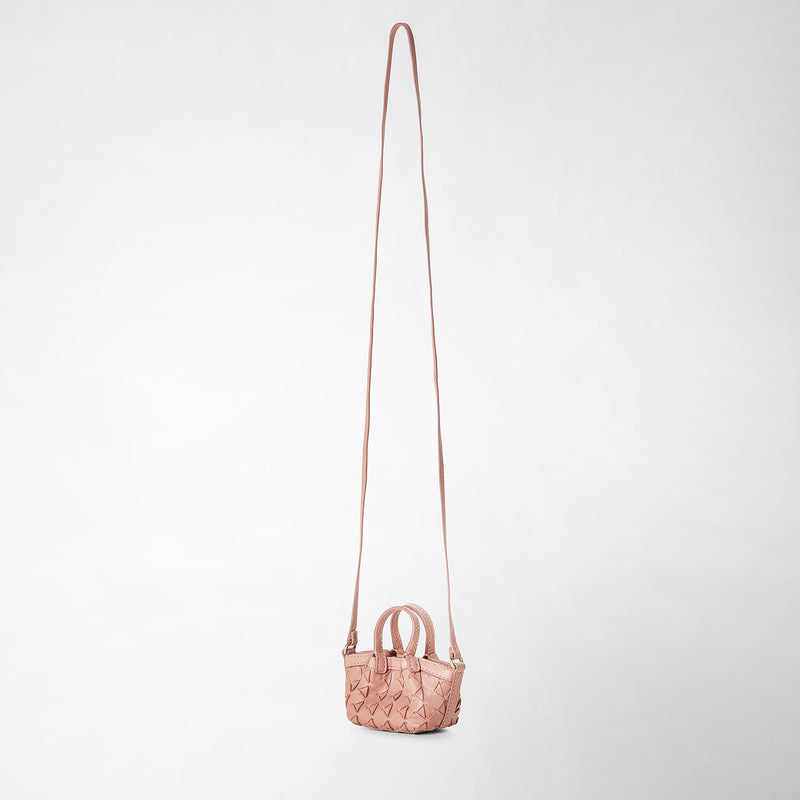 Serapian Borsa secret nano in mosaico blush Vendita Economica