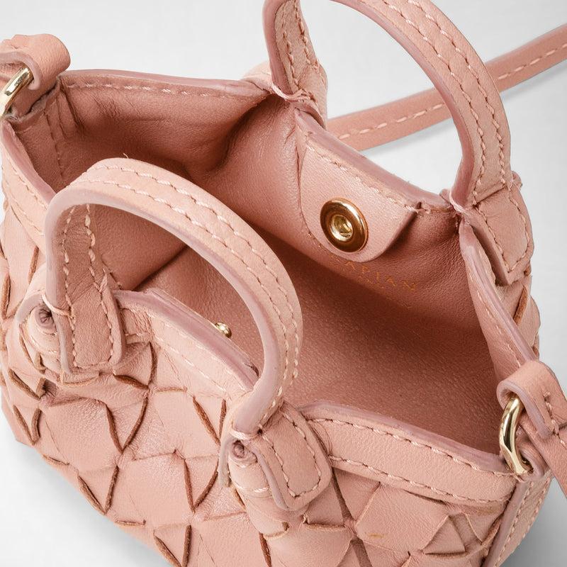Serapian Borsa secret nano in mosaico blush Vendita Economica