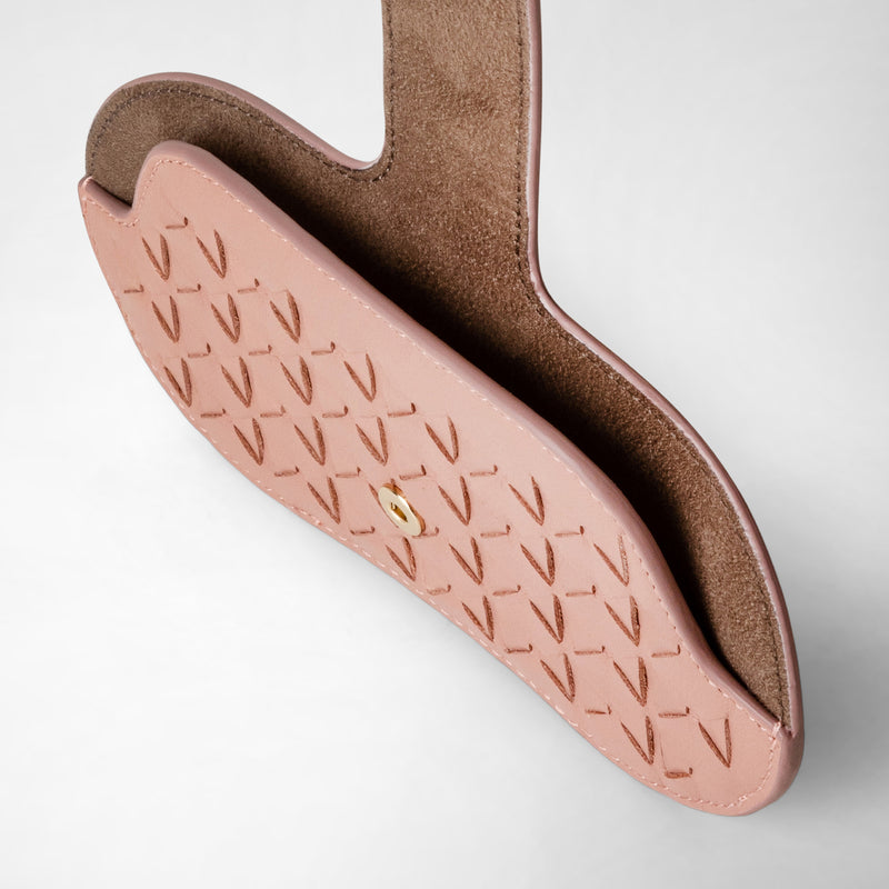Serapian Porta occhiali in mosaico blush Nuova