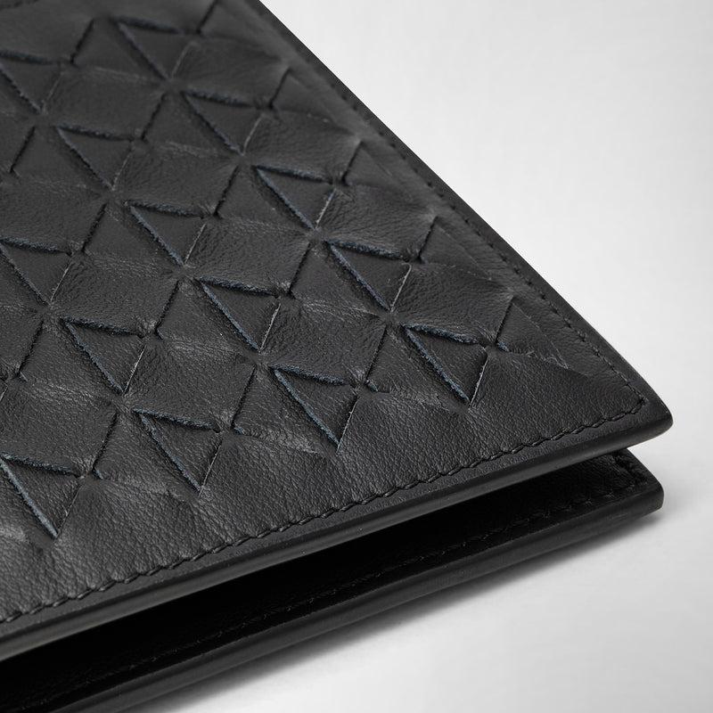 Serapian 8-card billfold in mosaico black Cyber Monday