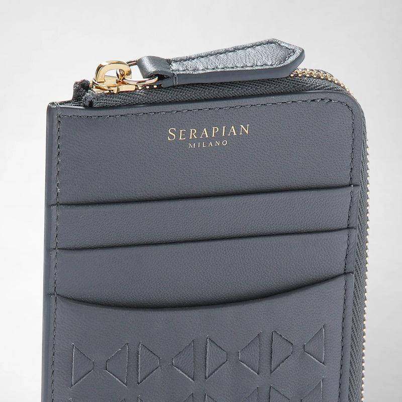 Serapian PORTACARTE CON ZIP IN MOSAICO Offerta migliore