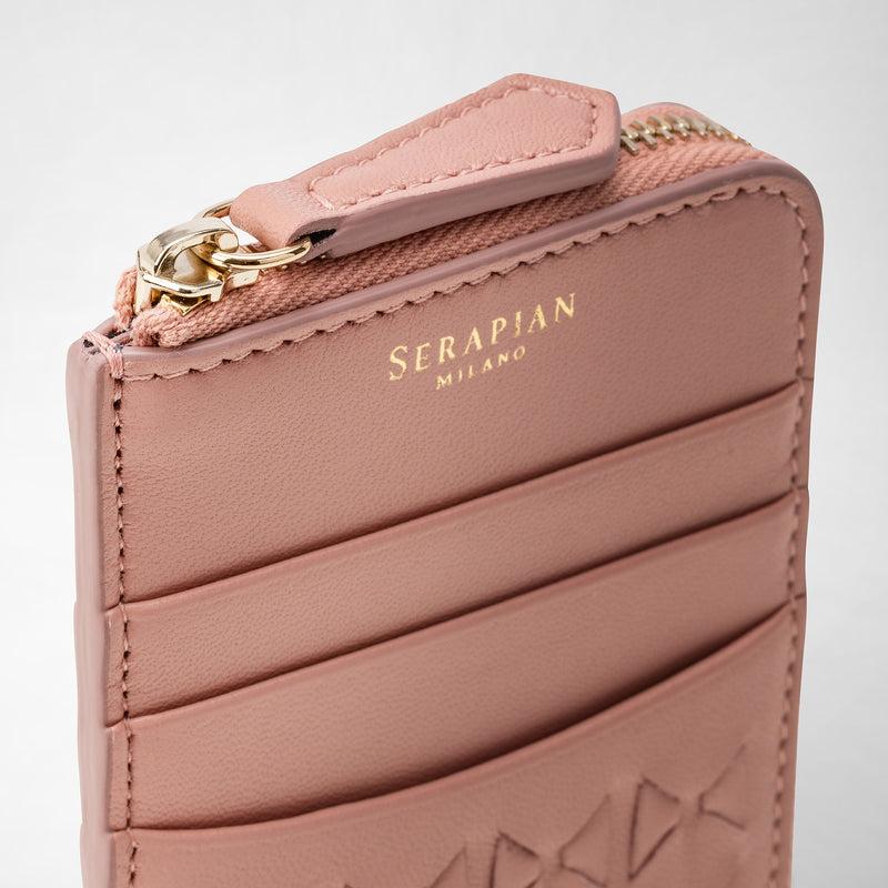 Serapian PORTACARTE CON ZIP IN MOSAICO Offerta temporanea