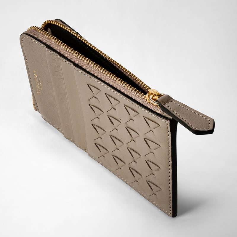 Serapian Portacarte con zip in mosaico sahara Lightning offer