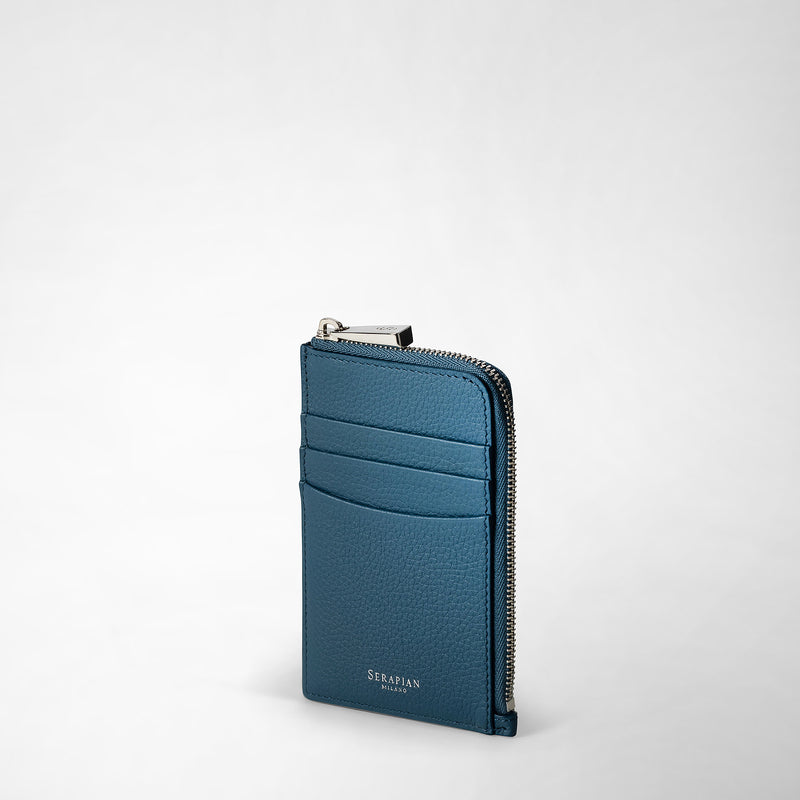 Serapian PORTACARTE CON ZIP IN PELLE RUGIADA Bestseller