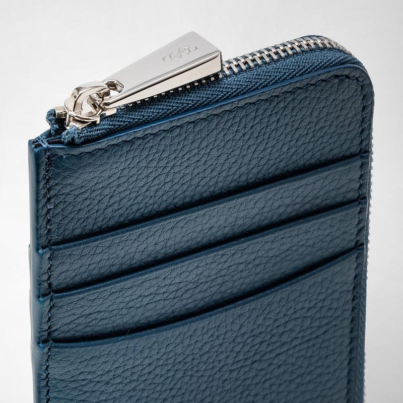 Serapian PORTACARTE CON ZIP IN PELLE RUGIADA Bestseller