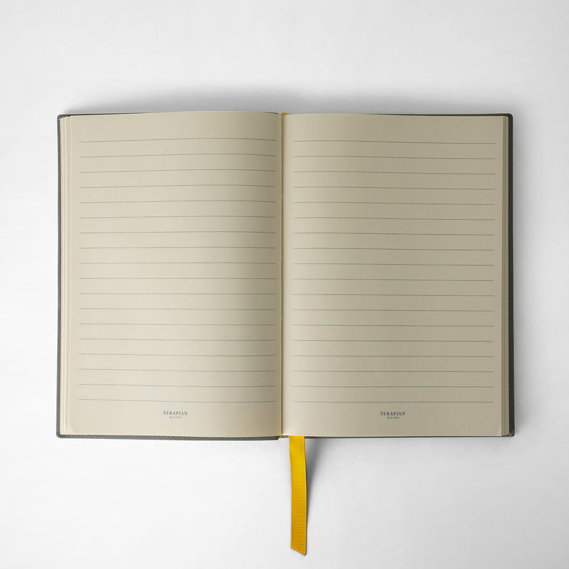 Serapian Notebook in evoluzione leather cement Enormi risparmi
