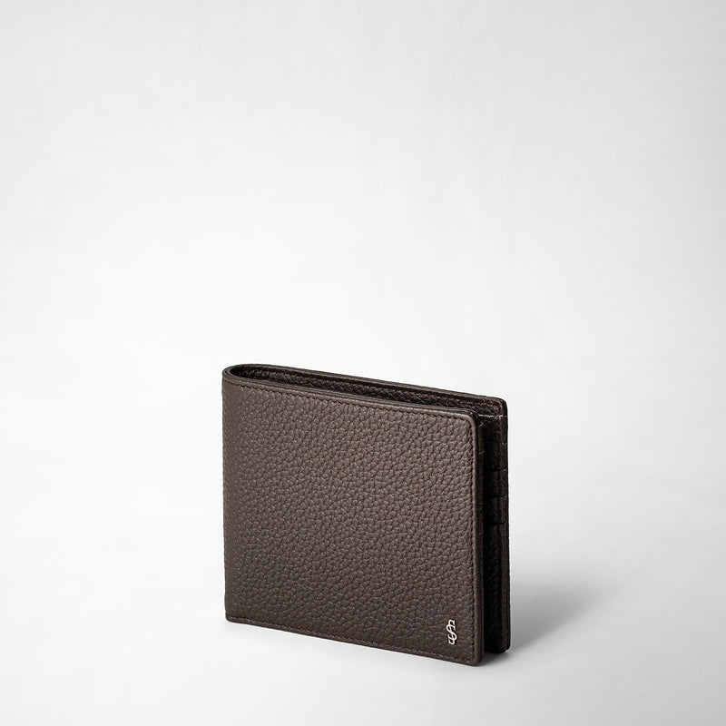 Serapian Portafoglio per 8 carte in pelle cachemire espresso Fino al 65% di sconto