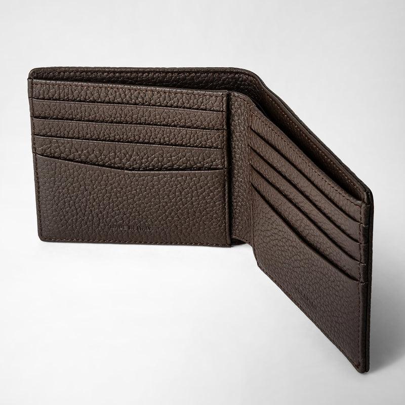 Serapian Portafoglio per 8 carte in pelle cachemire espresso Fino al 65% di sconto