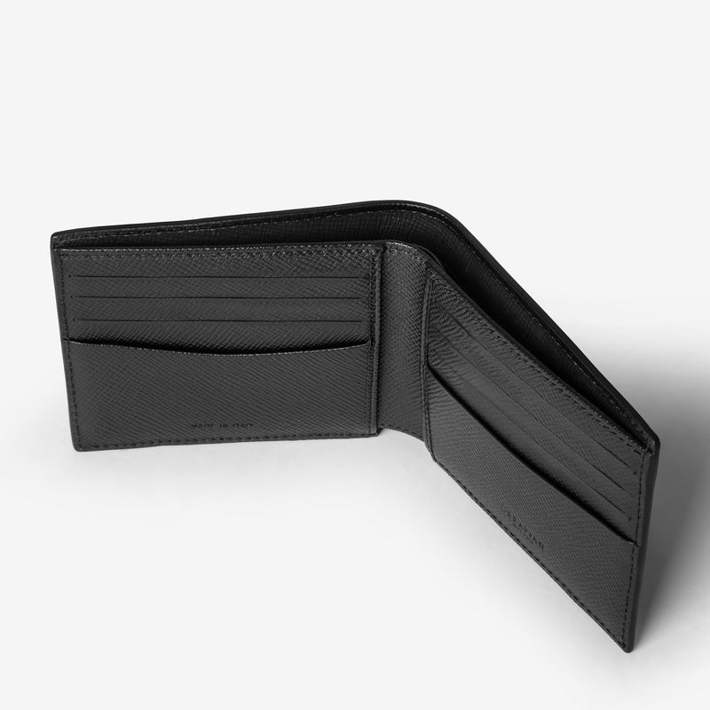 Serapian Portafoglio per 8 carte pelle evoluzione nero Fino al 55% di sconto