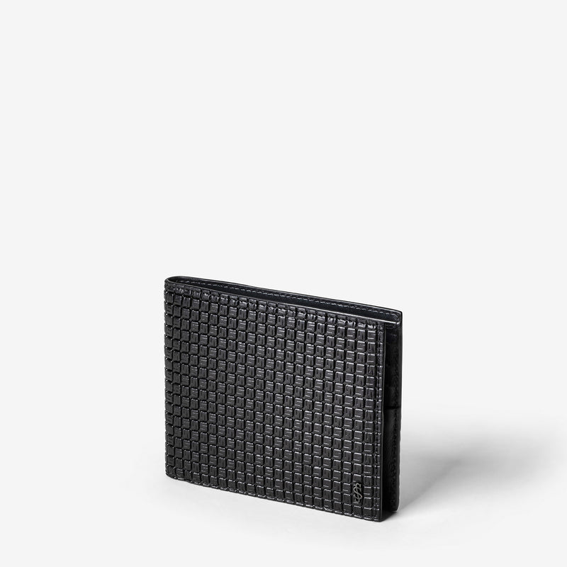 Serapian Portafoglio per 8 carte in stepan nero-nero eclissi 50% di sconto con spedizione gratuita