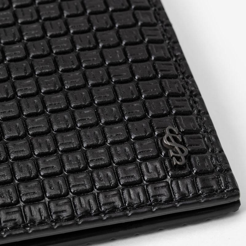 Serapian Portafoglio per 8 carte in stepan nero-nero eclissi 50% di sconto con spedizione gratuita
