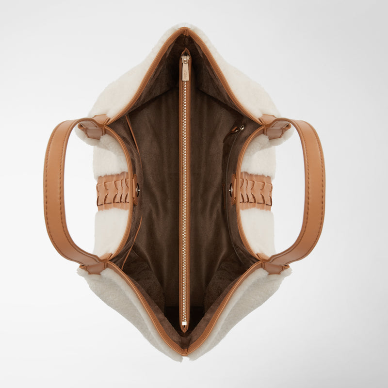 Serapian TOTE BAG SECRET IN SHEARLING Italy