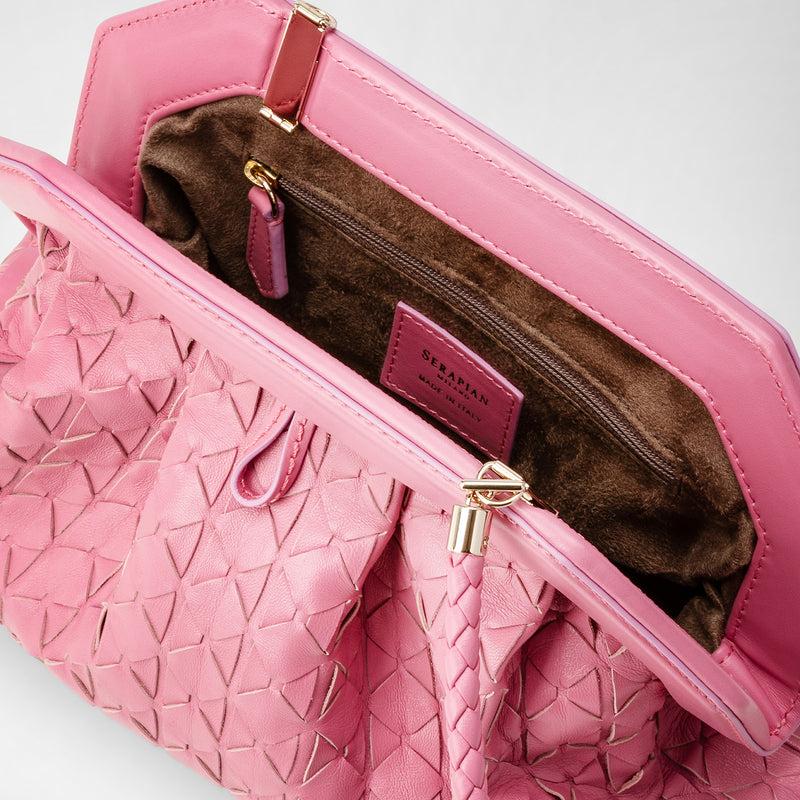 Serapian Secret clutch bag in mosaico petal Qualità