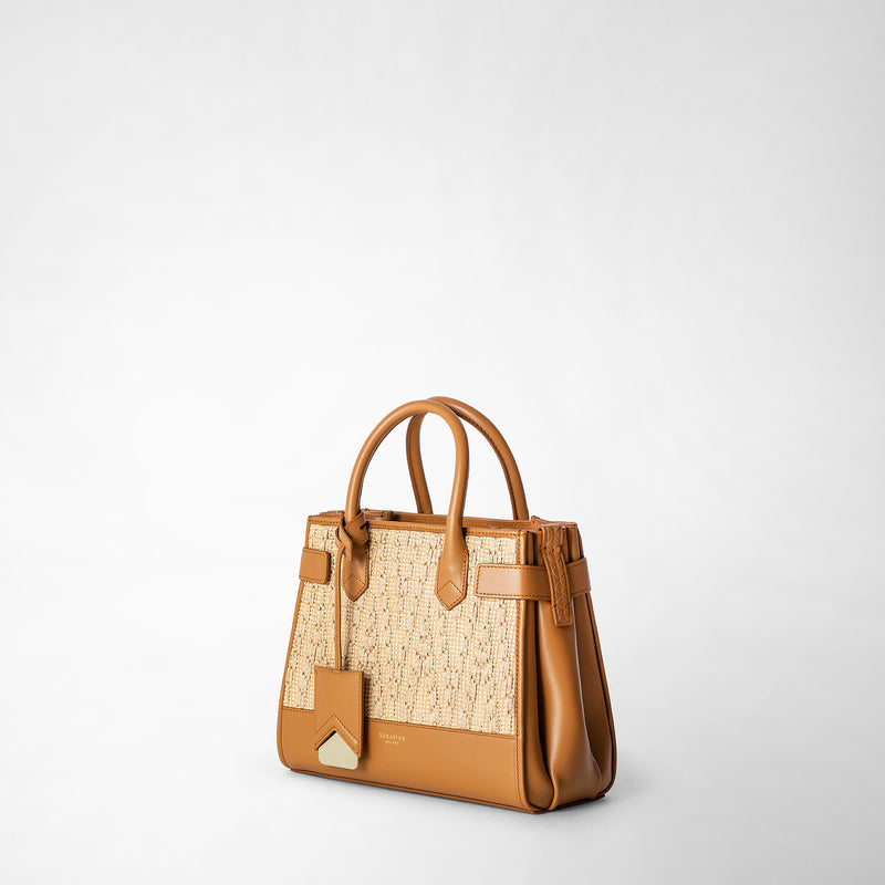 Serapian BORSA A MANO MELINÉ IN RAFFIA Promozione