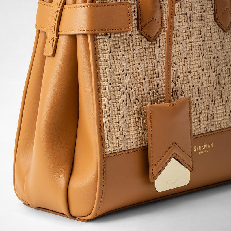 Serapian BORSA A MANO MELINÉ IN RAFFIA Promozione