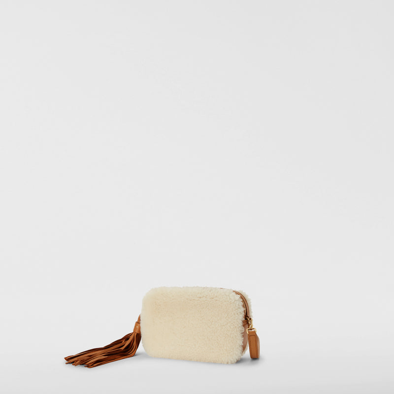 Serapian BORSA MINI IN SHEARLING Online
