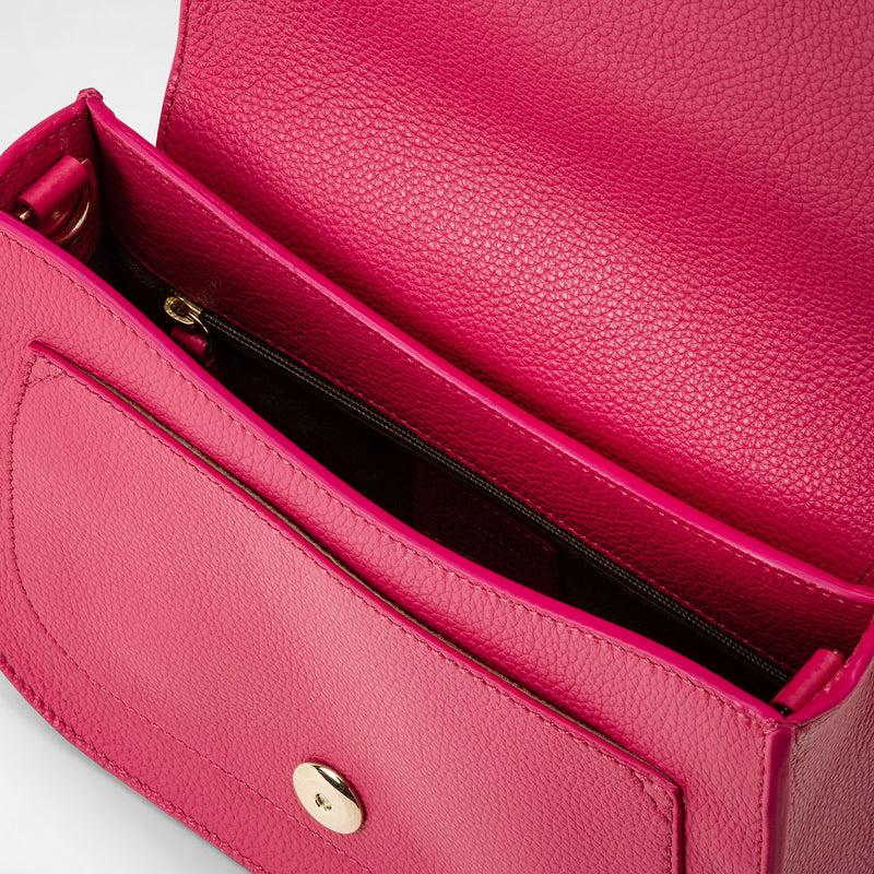 Serapian Luna crossbody bag in rugiada leather petal Outlet