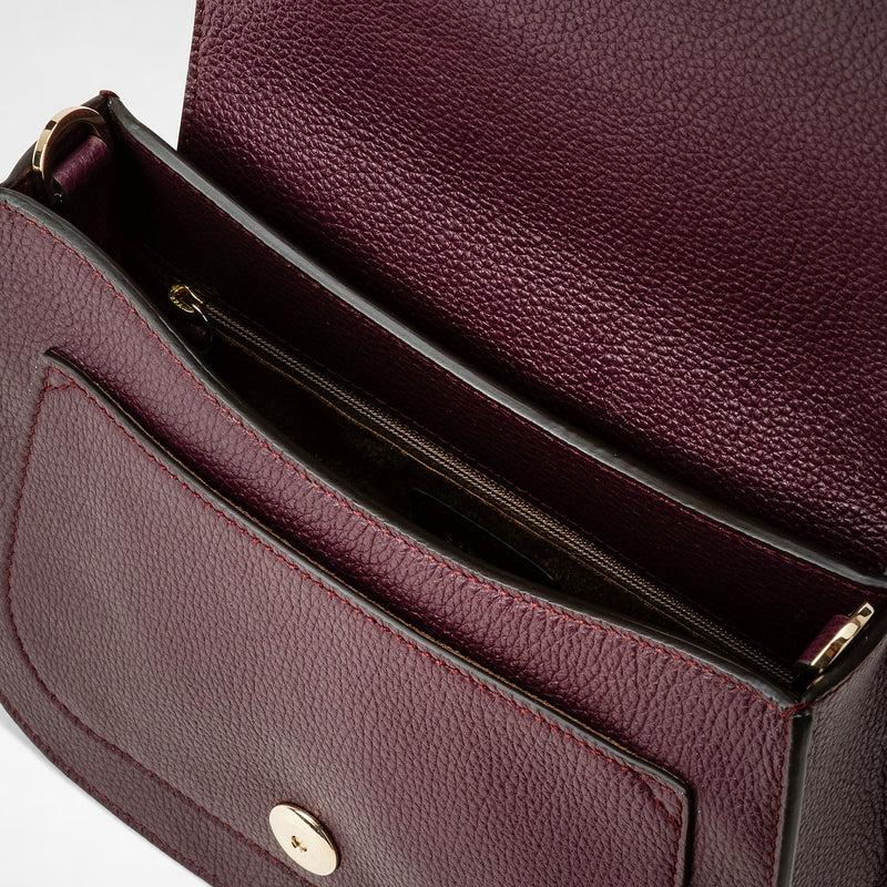 Serapian BORSA LUNA CROSSBODY IN PELLE RUGIADA Saldi