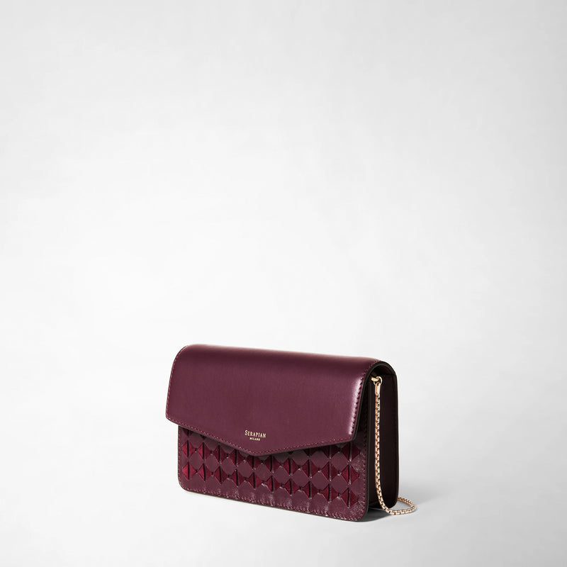 Serapian CLUTCH CON CATENA IN MOSAICO Vendita Calda