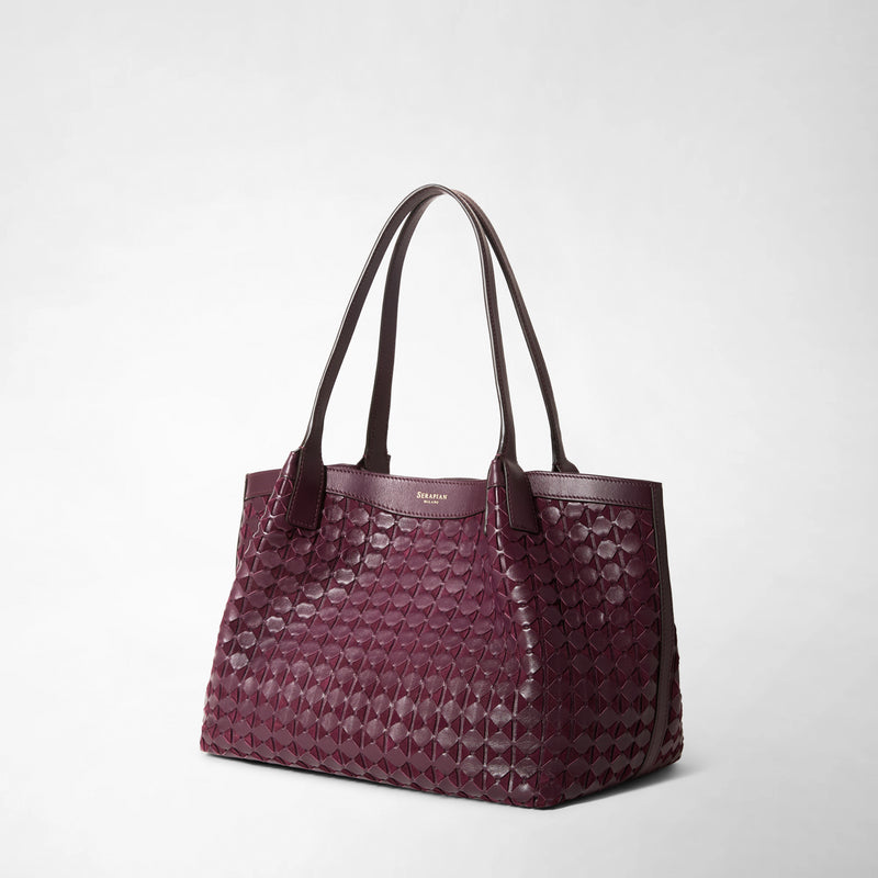 Serapian TOTE BAG SECRET PICCOLA IN MOSAICO Saldi Di Fabbrica