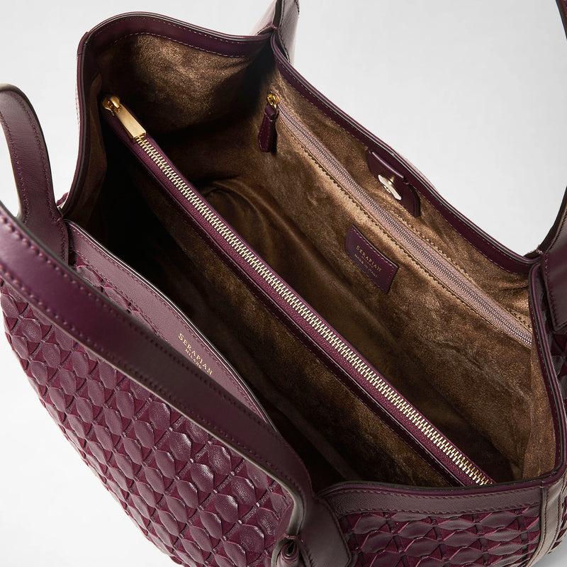 Serapian TOTE BAG SECRET PICCOLA IN MOSAICO Saldi Di Fabbrica