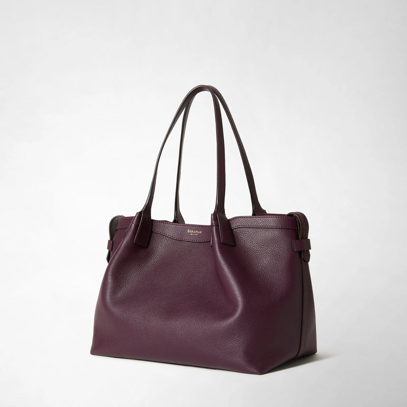 Serapian TOTE BAG SECRET PICCOLA IN PELLE RUGIADA Offerta Pasqua