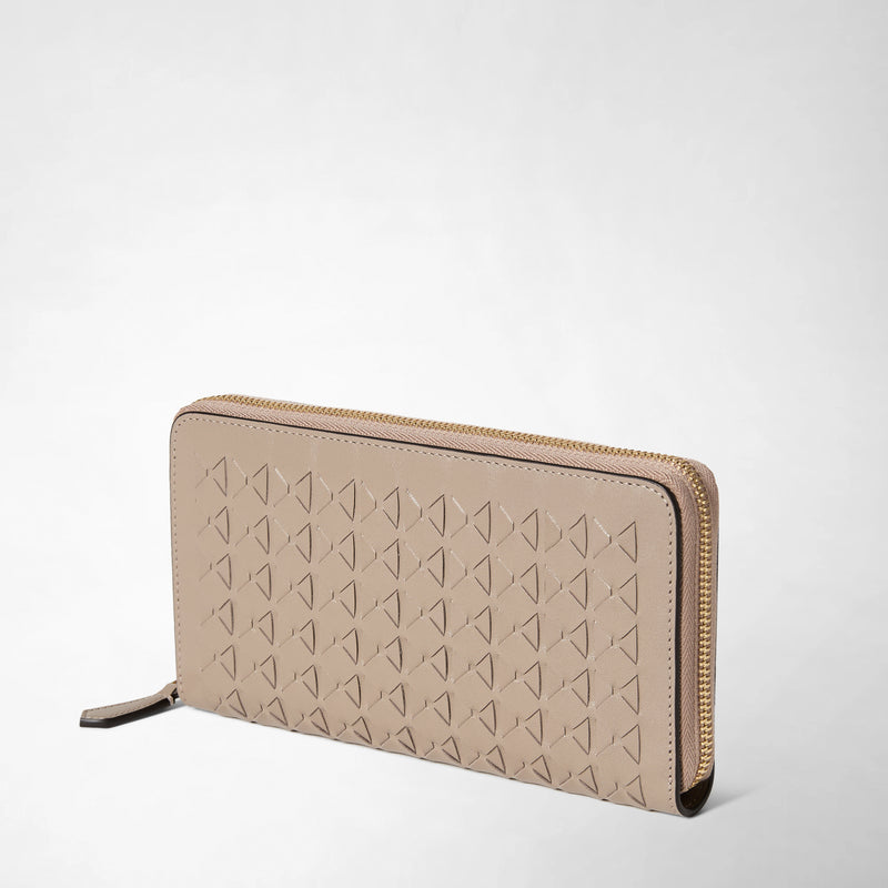 Serapian PORTAFOGLIO CON ZIP IN MOSAICO Offerta per la Festa della Mamma