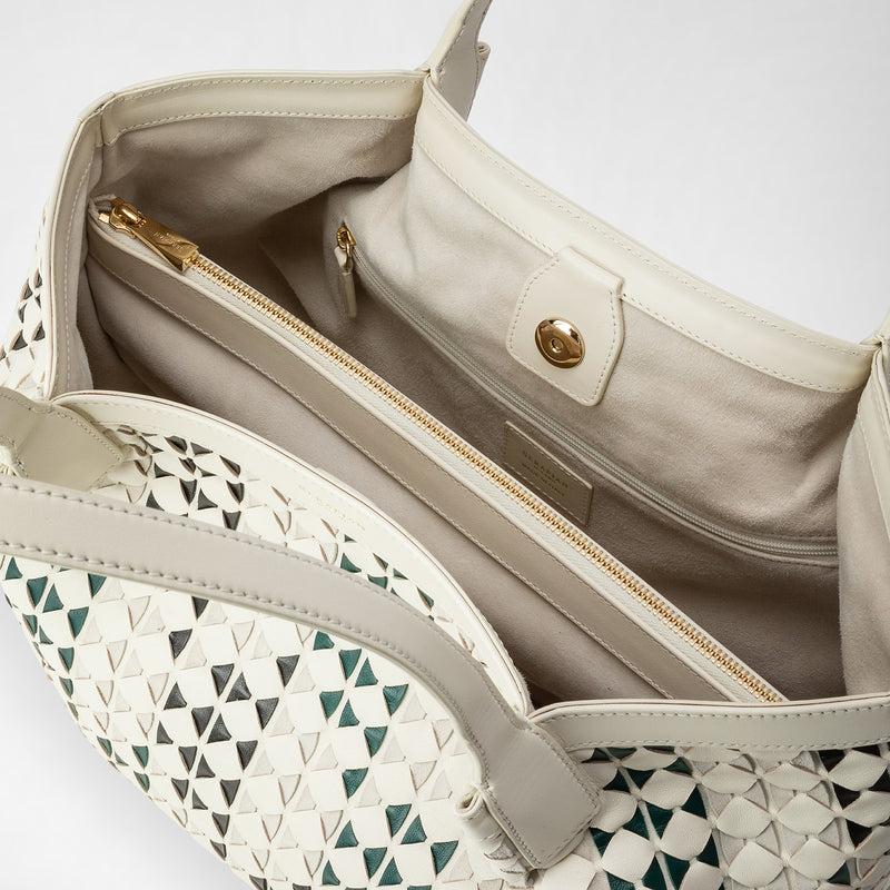 Serapian TOTE BAG SECRET PICCOLA IN MOSAICO MESTIERI D'ARTE Offerta temporanea