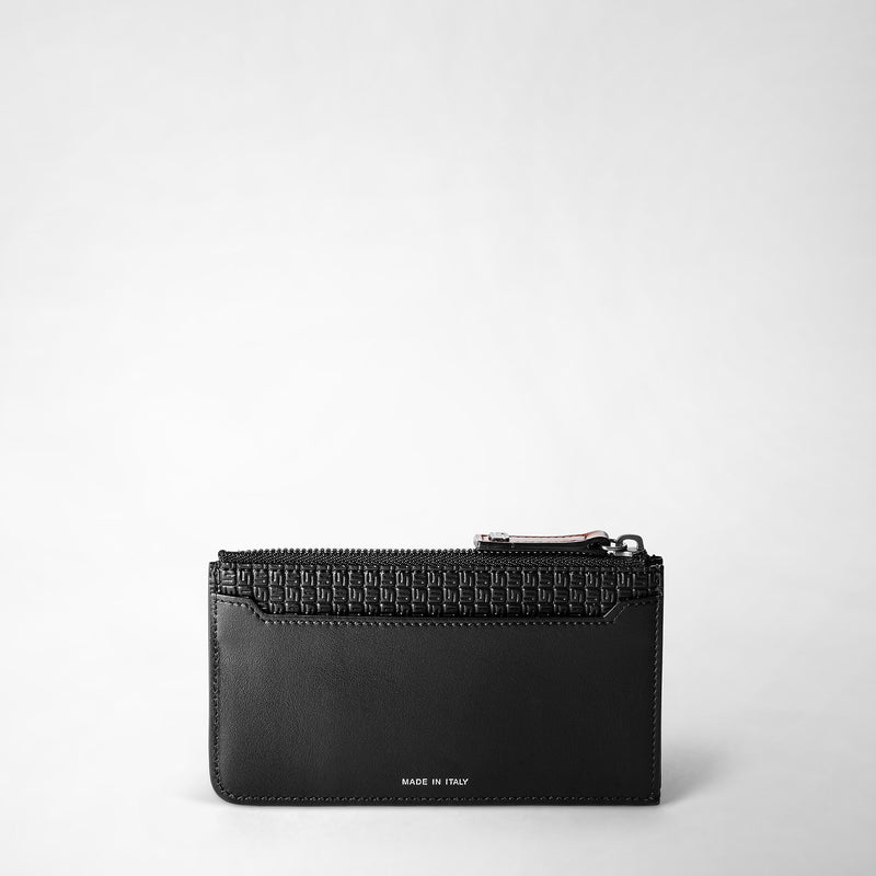 Serapian PORTACARTE CON ZIP IN STEPAN 72 Prezzo basso